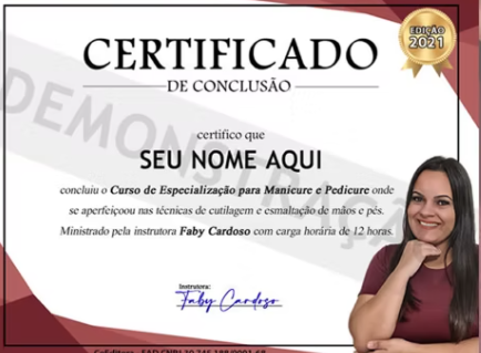 Curso de Especialização em Cutilagem para Manicure e Pedicure