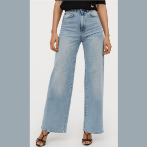 calça Jeans para wide-leg